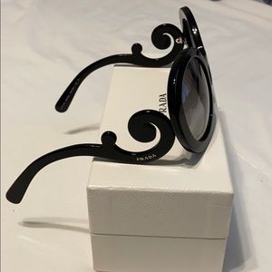 Authentic Prada sunglasses minimal baroque